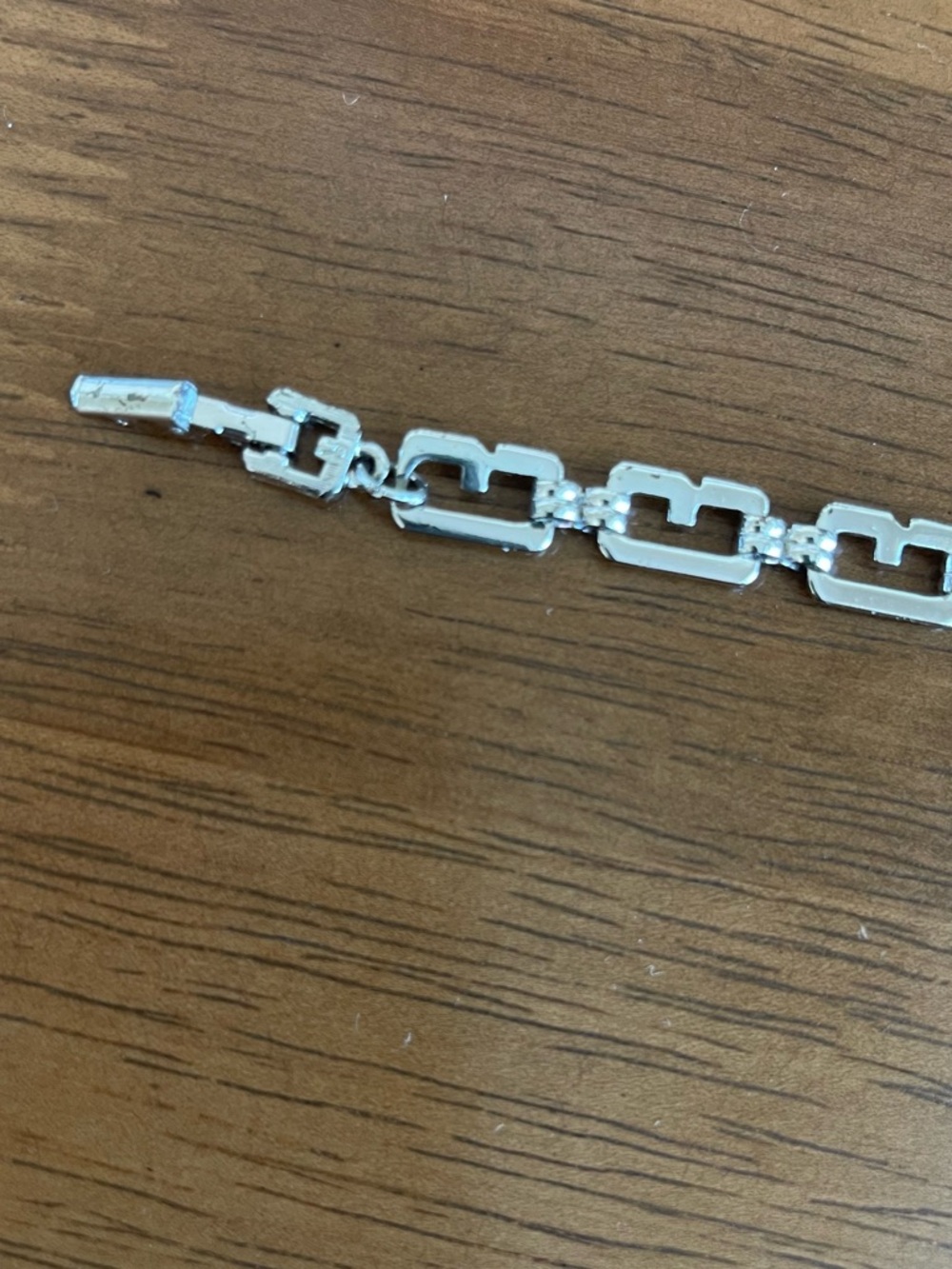 Givenchy Vintage G-Link Silver Bracelet - Picture 8 of 8